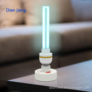 Two Tube 360 Degree Disinfection Ozone UV Lamp